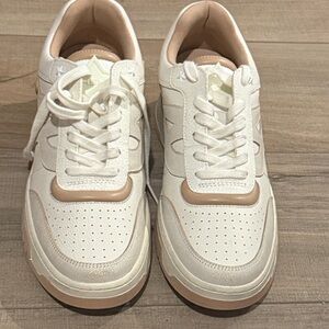 Ash Women's Sneakers in White and Tan